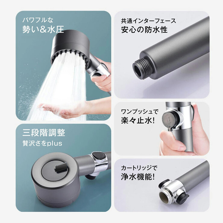 7Life シャワーヘッド用カートリッジ3個入り zakka-062-sub | Costco Japan