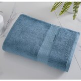 カルバンクライン 無撚糸バスタオル 76cmx147cm ストーンブルー