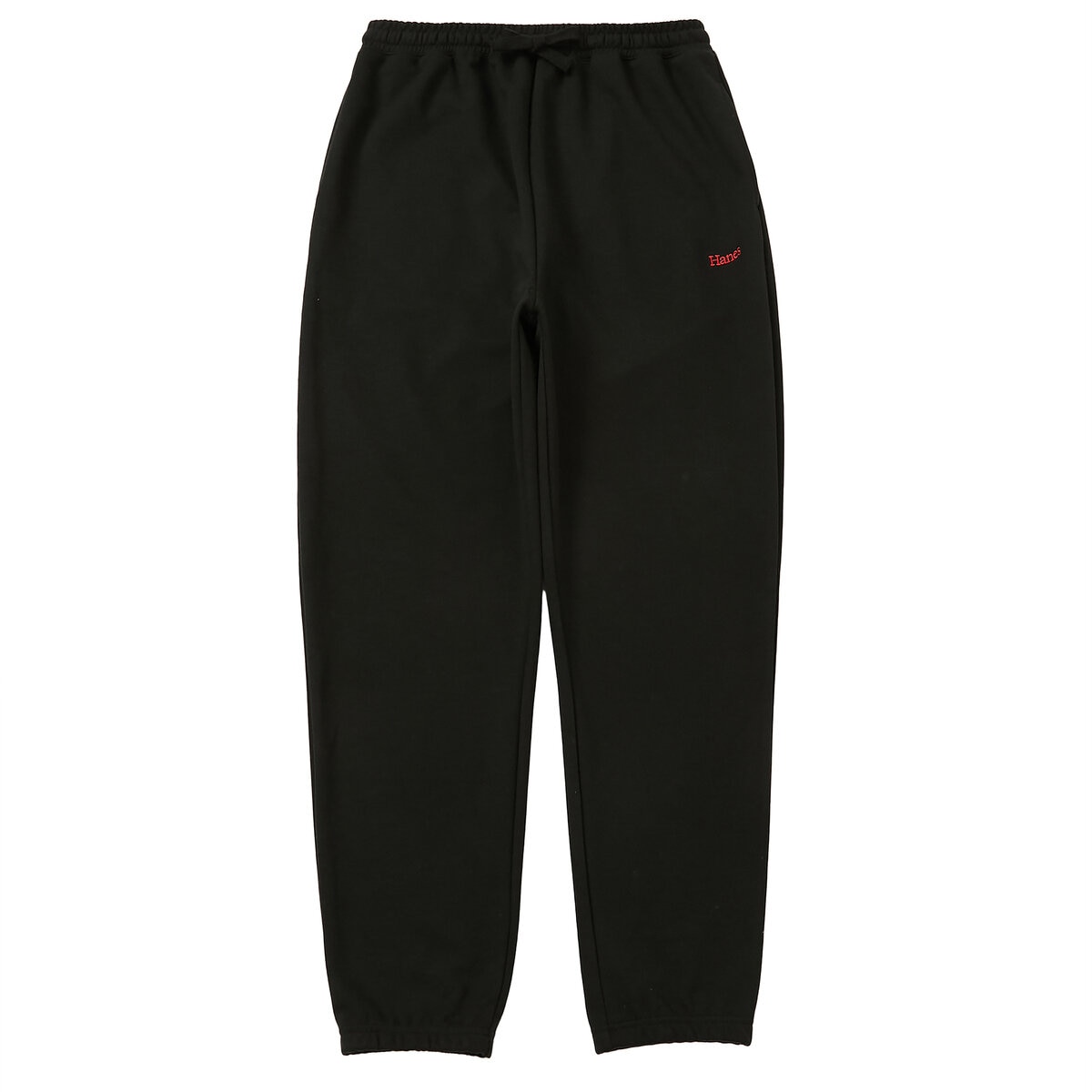 ヘインズ メンズ ニット パンツ ブラック XL