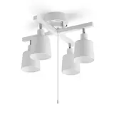 アイリスオーヤマ 4灯シーリングライト クロスタイプ ホワイト CE4LA-20C-W
