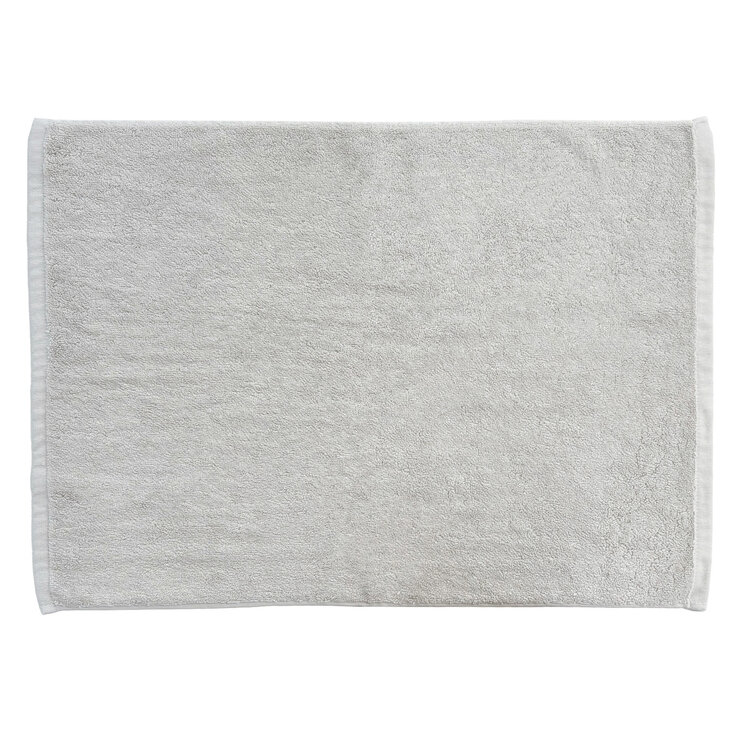 さらっと速乾 タオルバスマット 45cm x 60cm 2枚組 グレー