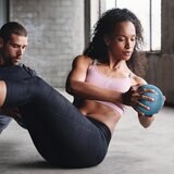 BOSU トーニングボール 4lbs 1.8kg / 直径13cm (ピラティス・ヨガ・筋トレ対応)