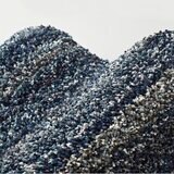 スミノエ 防炎・防音ラグ リュストル 261cm x 352cm ネイビー