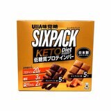 SIXPACK KETO Diet サポートプロテインバー 10本入 (チョコナッツ味5本 + キャラメル味5本)