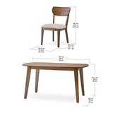 Pike & Main Point Reyes ダイニングテーブル＆チェアセット5ピース