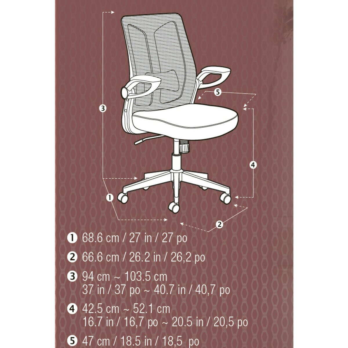 True Innovations メッシュタスクチェアー True Innovations メッシュタスクチェアー