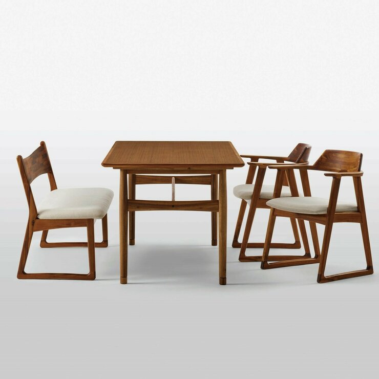 j17　新品　未使用 ダイニング 4点セット 朝日木工 BOSCO＋Plus 朝日木材 ダイニング 4点セット | Costco Japan