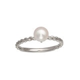 あこやパール 18K ホワイトゴールド 5.5mm リング