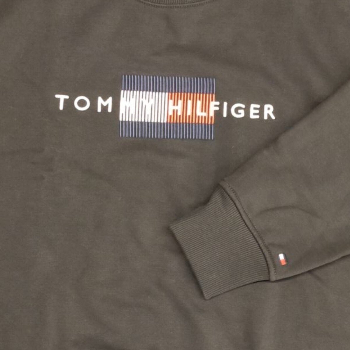 トミーヒルフィガー メンズ スウェットシャツ ブラック L