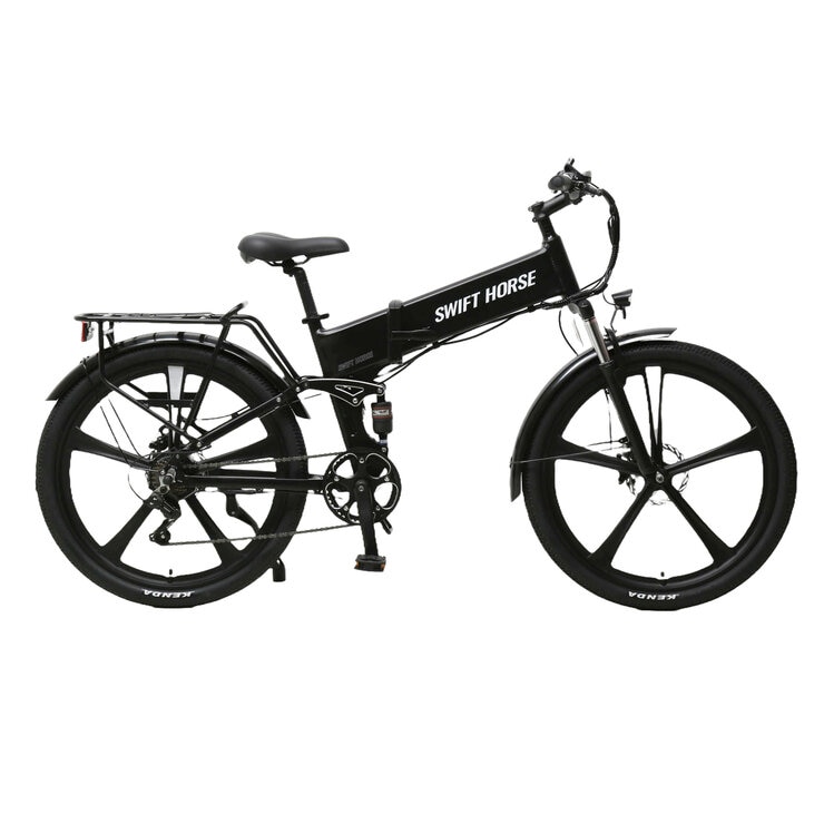SWIFT HORSE 2 折り畳み 電動アシスト マウンテンバイク Ver.2 黒