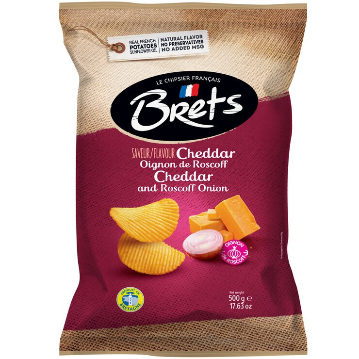 ブレッツ ポテトチップス チェダーチーズ オニオン味 500g Costco Japan