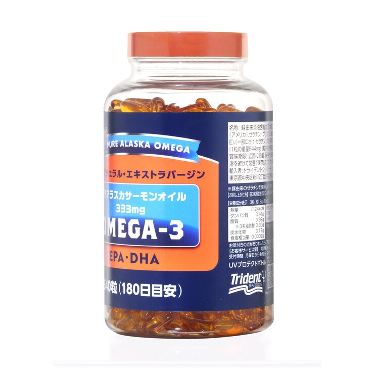 トライデント オメガ3 天然アラスカサーモンオイル 333mg 540粒