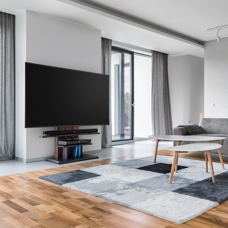 朝日木材加工 壁寄せテレビスタンド WS-C690