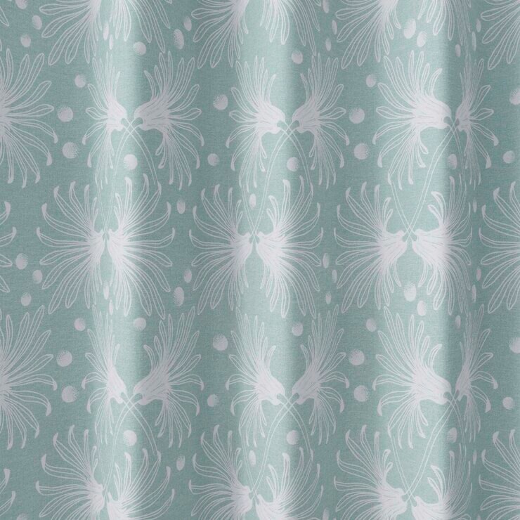 Design Life Floride ドレープカーテン 100 x 200 cm カサネライトブルー Design Life Floride ドレープカーテン 100 x 200 cm カサネライトブルー