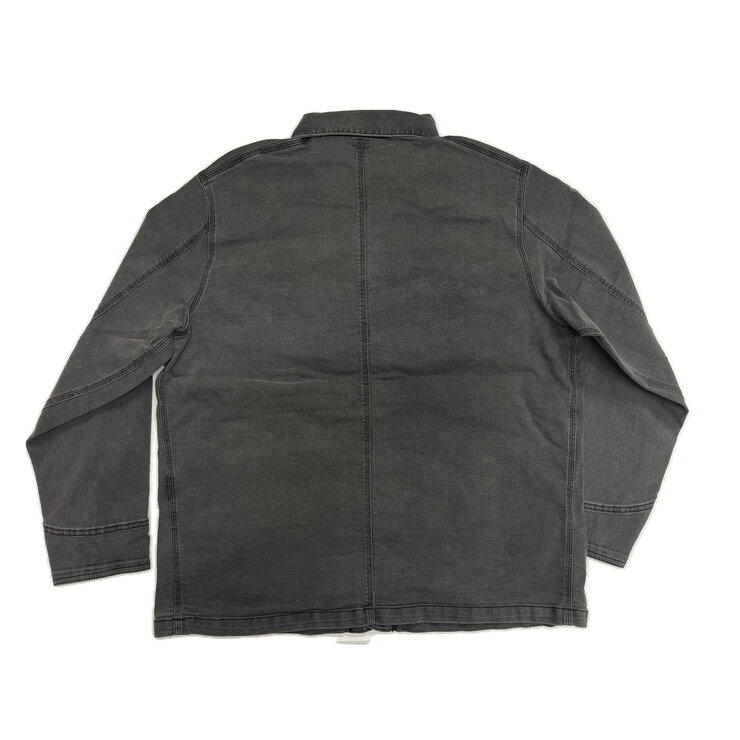 ヘインズ BIG SIZE ストレッチデニムカバーオール / ブラック / 5L