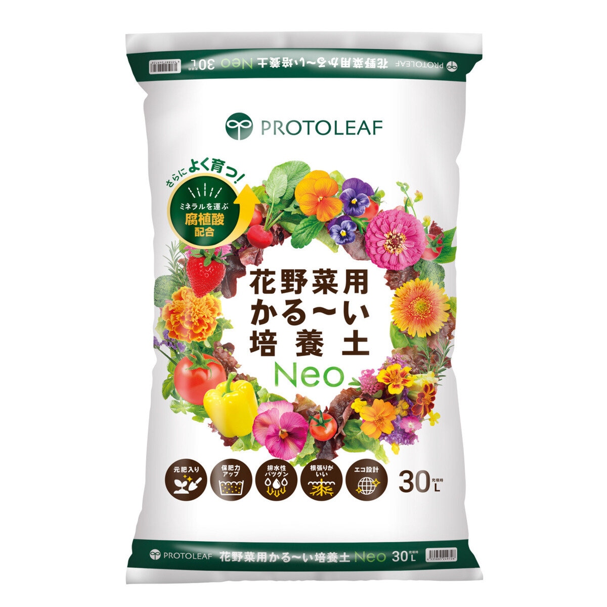 PROTOLEAF 花野菜用かる～い培養土 30L