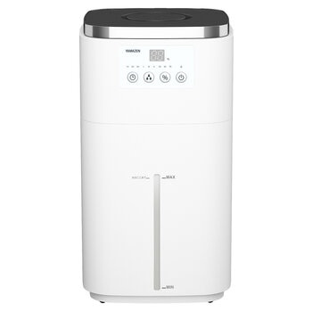 YAMAZEN 湿度センサー搭載スチームファン式加湿器 15L KSF-N15C(W)