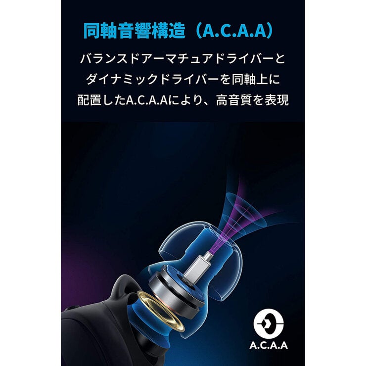 Anker（アンカー）ワイヤレスイヤホン Soundcore Liberty 2 Pro ブラック A3909N11