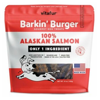 vitafur バーキンバーガー アラスカ産サーモン 454g 愛犬用 vitafur バーキンバーガー アラスカ産サーモン 454g 愛犬用