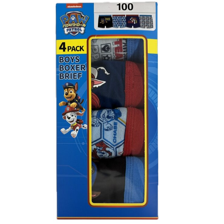 キャラクター ボーイズ ボクサー 4枚 パウ・パトロール 100cm