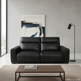 HTL レザー電動リクライニングソファ 2.5人掛け