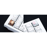 Keychron / かわいい牛 アルミ合金製 アーティザンキーキャップ / ホワイト