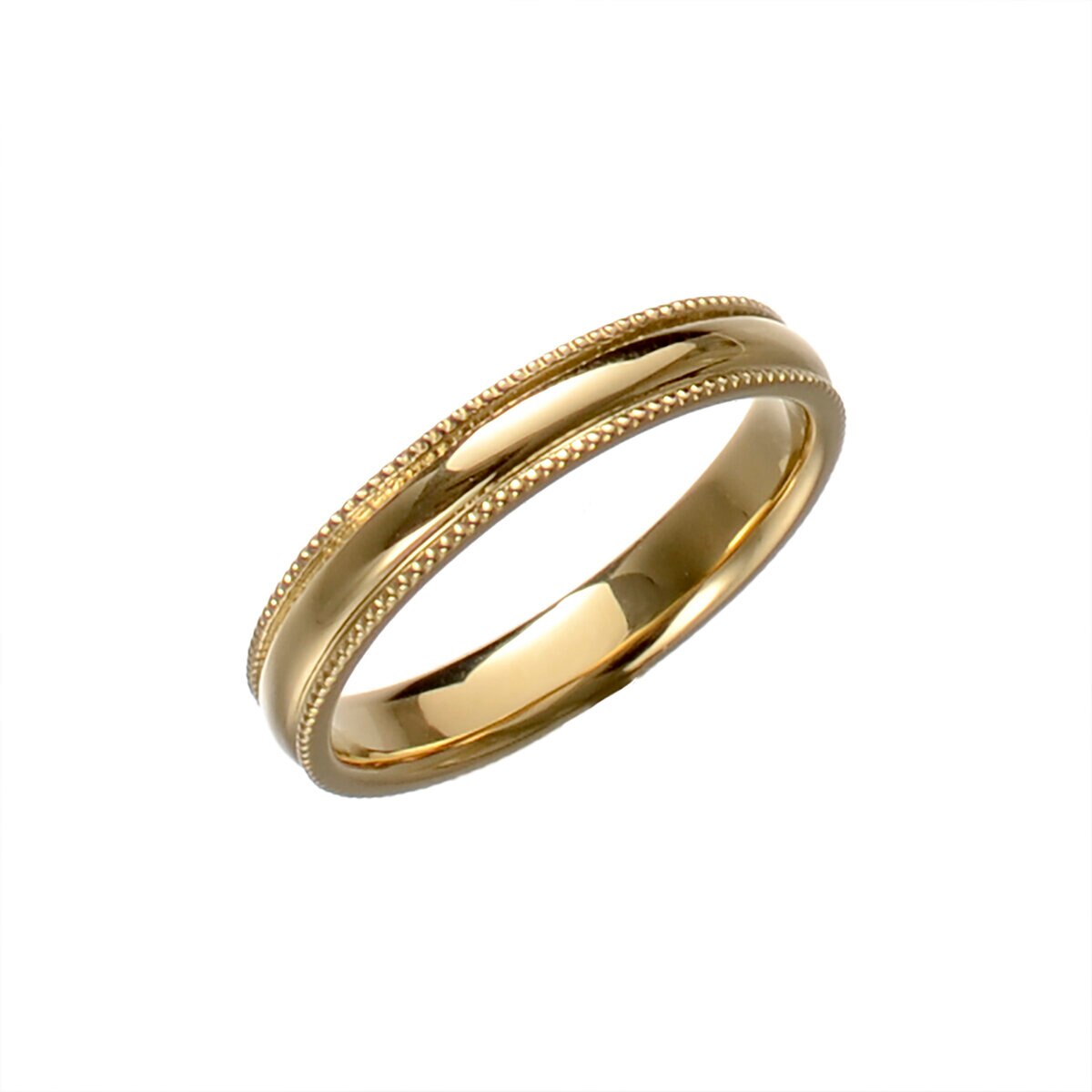 18K イエローゴールド マリッジリング エテルニテ 3mm 幅 日本サイズ : 14号 刻印あり