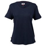 トミー ジーンズ ソフト ジャージ Tシャツ ブラック アイリス XS