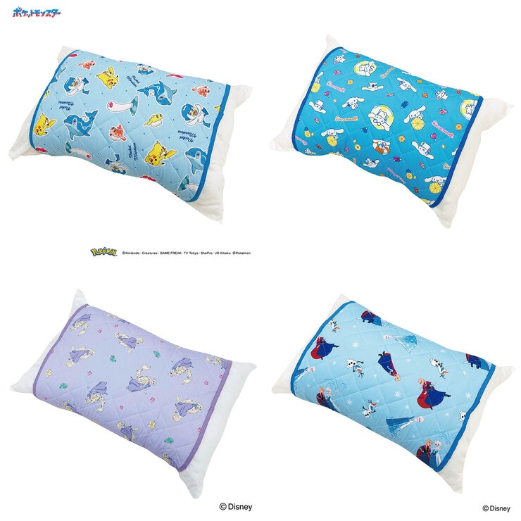 モリシタ キャラクタークール枕パッド 2枚組 47×58cm モリシタ キャラクタークール枕パッド 2枚組 47×58cm