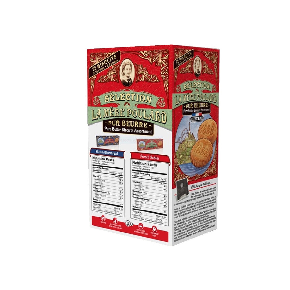 La Mere Poulard クッキーアソートボックス 750g