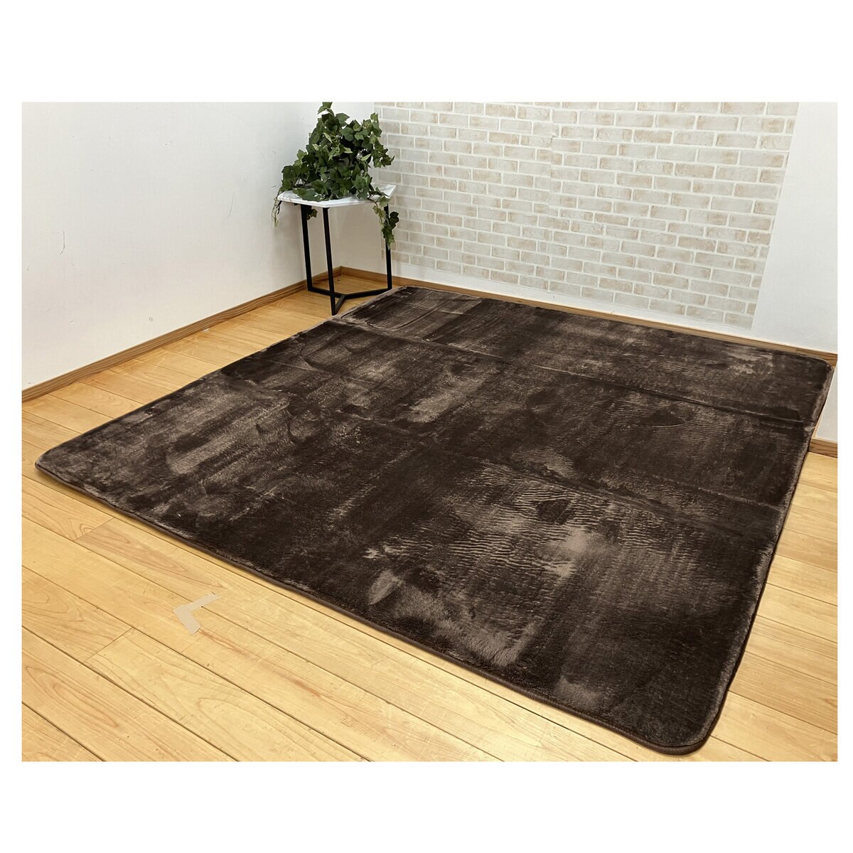 昭和西川　フランネルラグ　ブラウン 昭和西川 極厚フランネルラグ 180 x 180cm ブラウン | Costco Japan