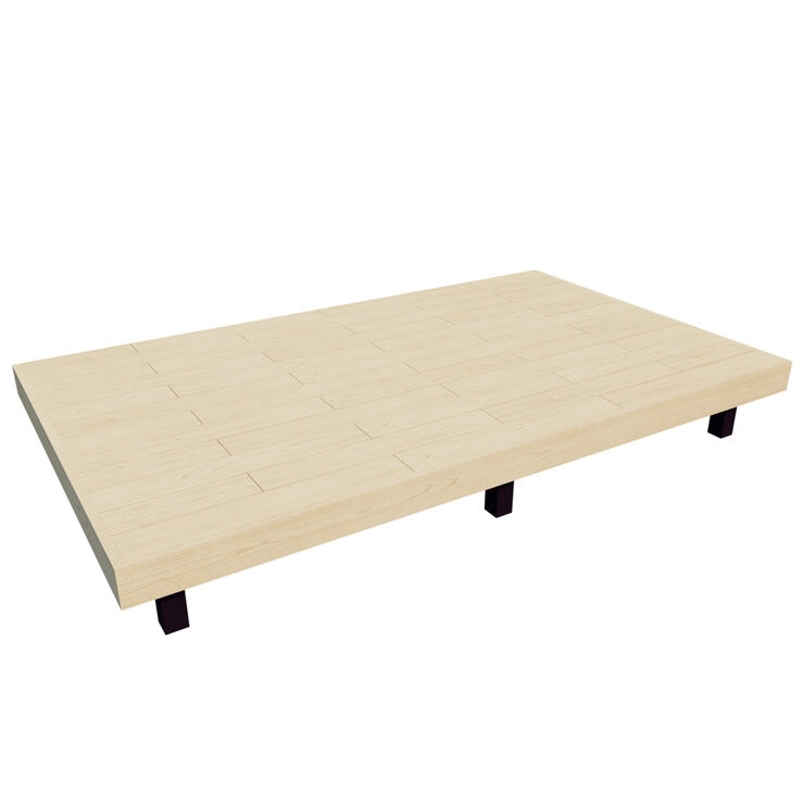 MINO 彩木 ガーデンデッキ セット W3068 x D1829 mm　オーク　高さ400～500mm