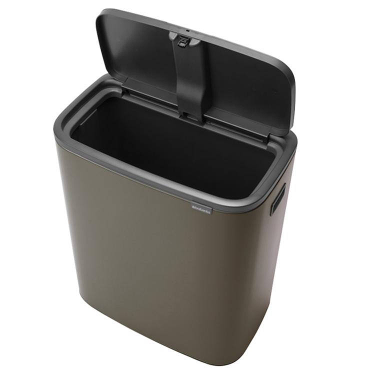 ブラバンシア Boタッチビン 60L タッチ式ごみ箱 プラチナ 223068