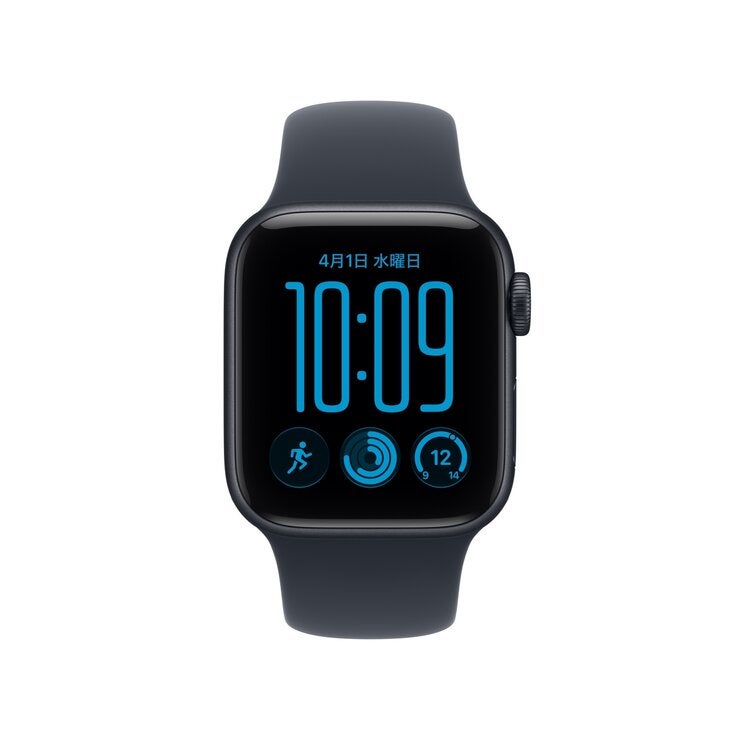 Apple Watch SE3 GPS 40mm ミッドナイトアルミニウムケースとネイビーブルースポーツバンド - S/M Apple Watch SE3 GPS 40mm ミッドナイトアルミニウムケースとネイビーブルースポーツバンド - S/M