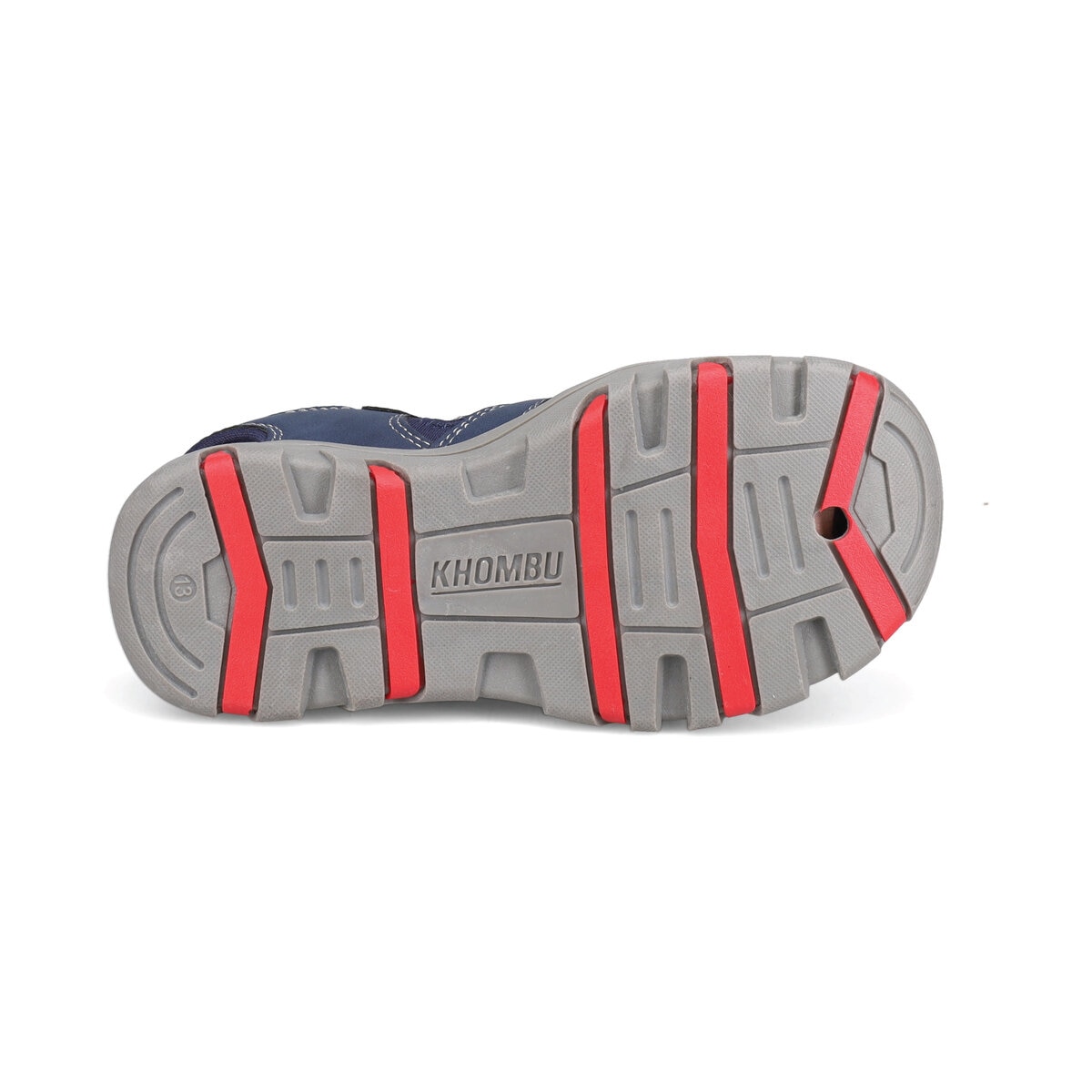 コンブ キッズ サンダル ネイビー/レッド 18.0