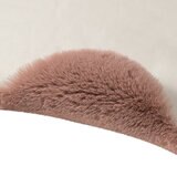 Mon Chateau フェイクファーラグ 60 x 177cm ピンクソリッド