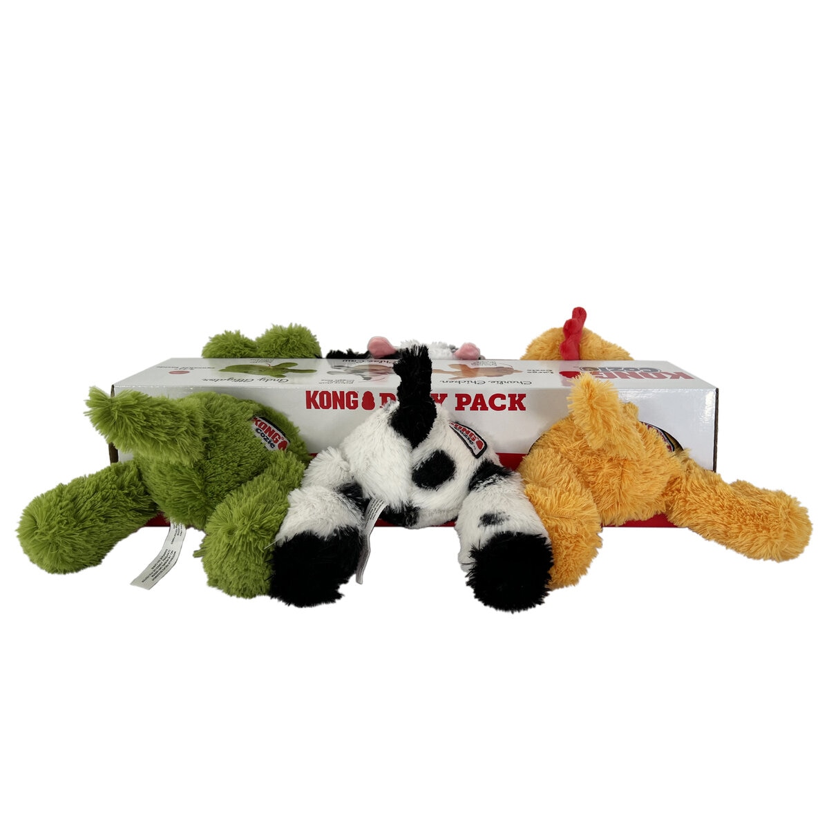 KONG COZIES ペット用ぬいぐるみ 3個セット
