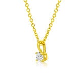18K イエローゴールド 0.20カラット ダイヤモンド ペンダント 18K イエローゴールド 0.20カラット ダイヤモンド ペンダント