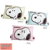 西川 スヌーピーキッズ枕 イエロー