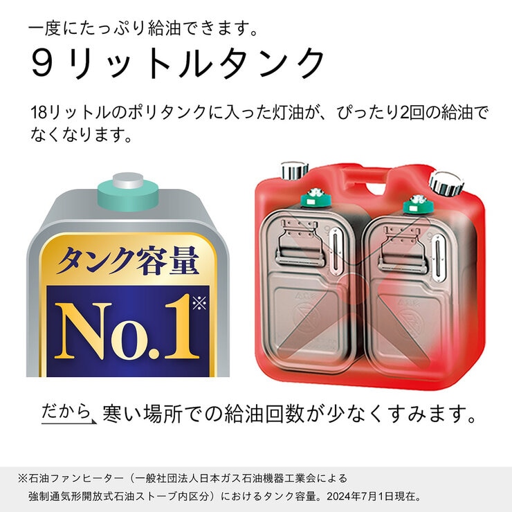 ダイニチ 石油ファンヒーター FW-5624L(W) | Costco Japan