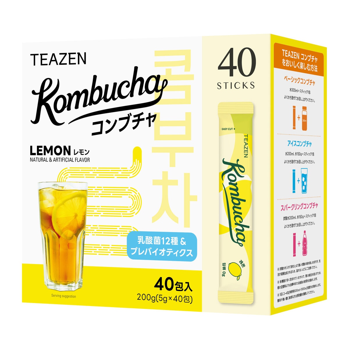 TEAZEN コンブチャ 40包