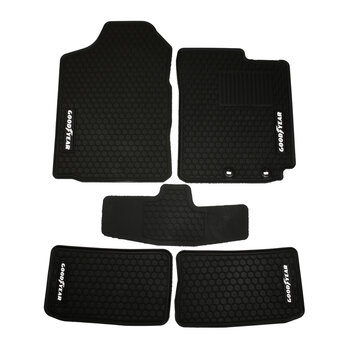 グッドイヤー トヨタ 160系 プロボックス サクシード ガソリン車用 オールウェザー ラバーフロアマット 5枚セット