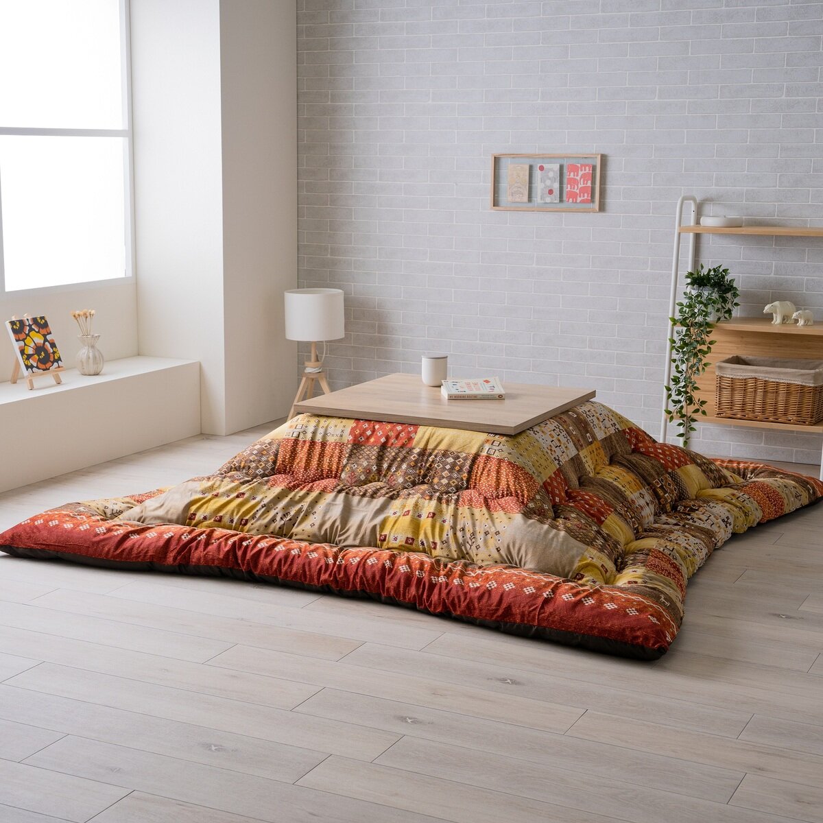 こたつ掛けふとん ミシカ 205 x 245cm オレンジ Costco Japan