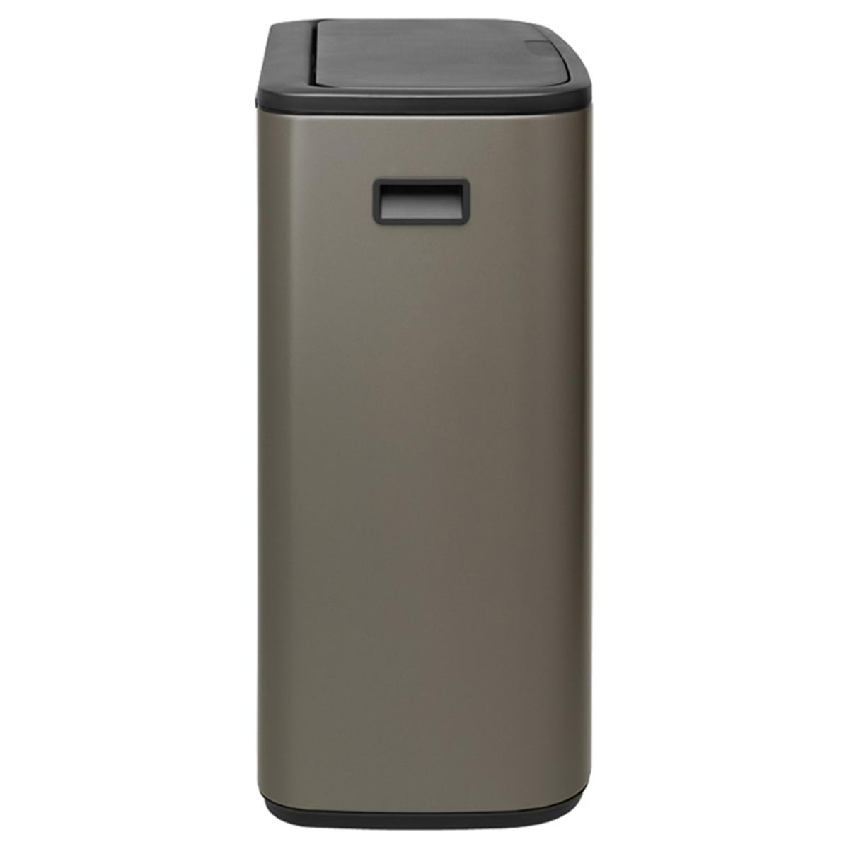 ブラバンシア Boタッチビン 60L   タッチ式ごみ箱  プラチナ  223068