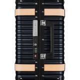 ランツォ スーツケース バイキング 19 インチ 33L ブラック X ベージュ