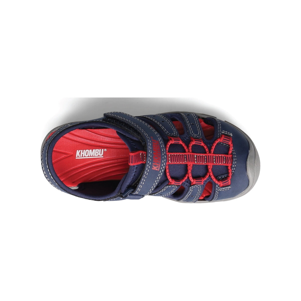 コンブ キッズ サンダル ネイビー/レッド 18.0
