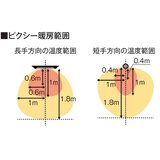 クレスター 屋外用ピクシーヒーター スタンド付き