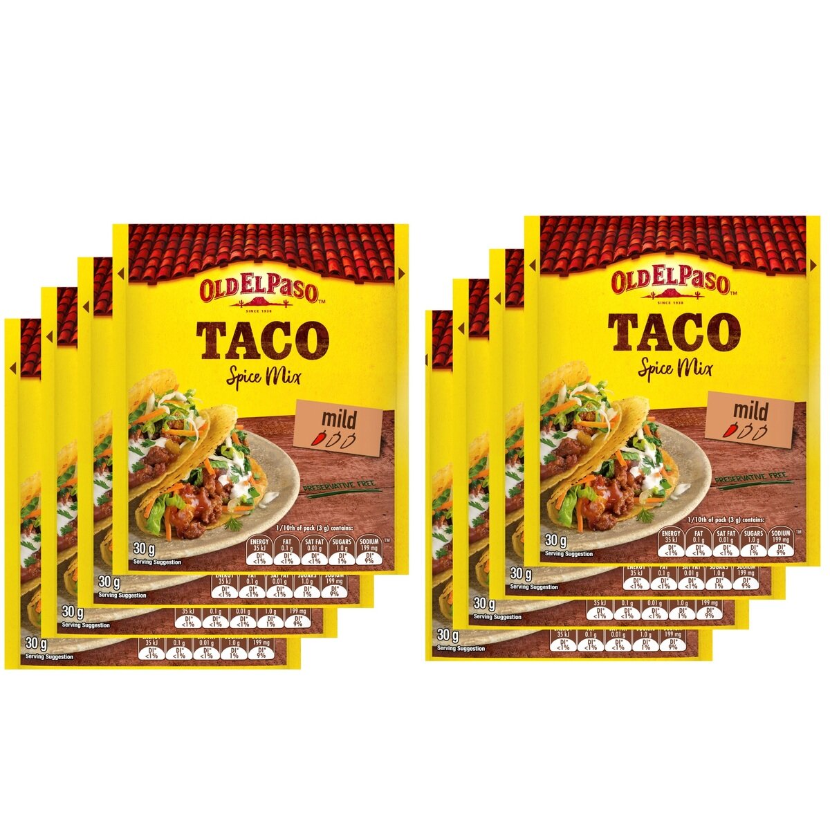 OLD EL PASO タコシーズニング 8個入り