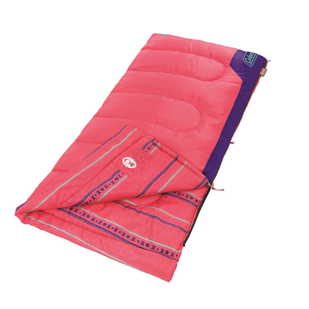 コールマン　子供用寝袋　快適使用温度10℃　ピンク　型番：2000031775