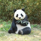 ウービア お座りパンダの置物 大 H13366